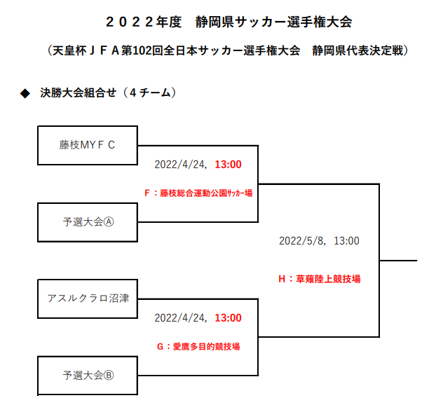 22年度 天皇杯 静岡県代表決定戦 静岡県サッカー選手権 優勝は藤枝myfc 7年ぶりの天皇杯出場決定 ジュニアサッカーnews