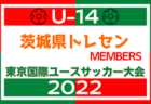 2022年度 淡路中学校サッカー選手権大会（兵庫）優勝は青雲中学校！未判明分の情報提供1試合からお待ちしています