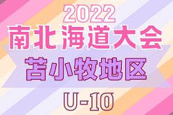 2022年度 第19回岩内町長杯全道少年U-10サッカー南北海道大会 苫小牧地区予選 優勝はELSOLE FC！