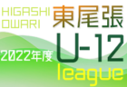2022年度 東尾張U-11リーグ（愛知） 2/4,5結果速報！