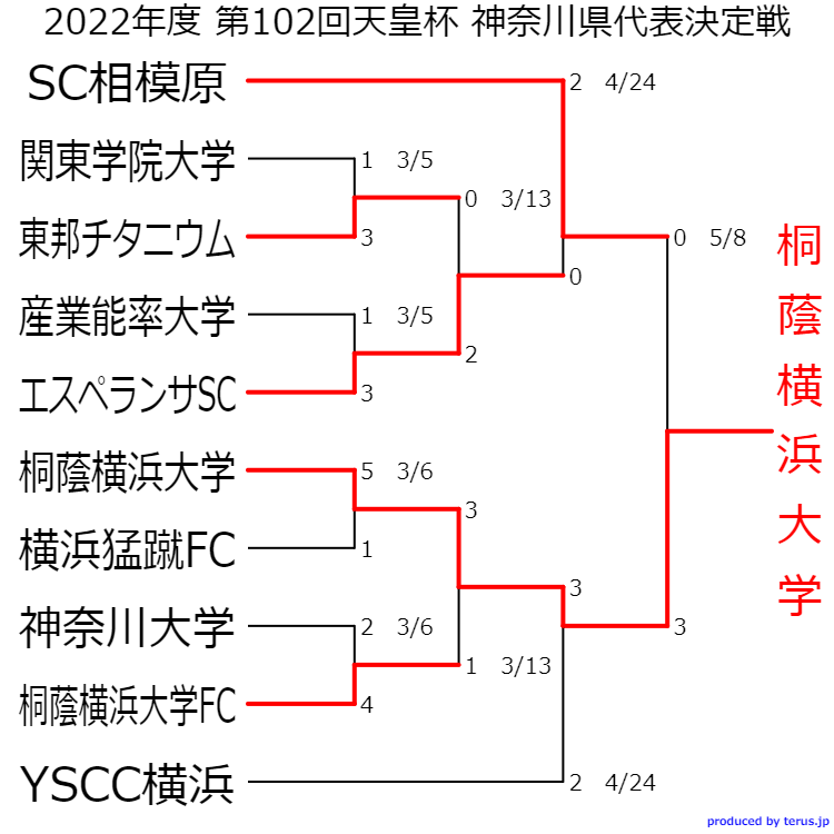 22年度 第27回神奈川県サッカー選手権 第102回天皇杯 神奈川県代表決定戦 優勝は桐蔭横浜大学 天皇杯神奈川県代表に ジュニアサッカーnews