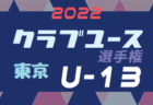 2022年度 東京フレッシュカップU-14　上位トーナメント準決勝の結果掲載！決勝は2/12