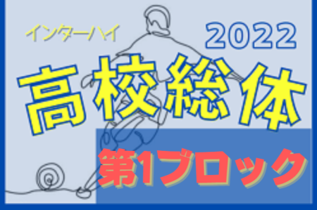 2022年度 千葉県高校総合体育大会 サッカーの部（インターハイ）第1ブロック代表は木更津,拓大紅陵,市原中央,袖ヶ浦！県大会出場へ