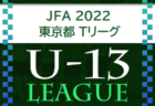 2022年度 第24回東京都クラブユースサッカーU-17　11/26結果掲載！次回日程募集