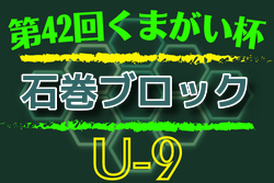 2022年度 第42回 くまがい杯低学年サッカー大会U-9 石巻ブロック予選 （宮城）優勝はコバルトーレ女川・石巻ジュニア！2チームが県大会へ