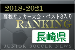 【独自集計】長崎県版 2018-2021 高校サッカー大会・ベスト8入りランキング