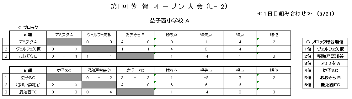 22年度 第1回芳賀オープン少年サッカー大会u 12 栃木県 優勝はヴェルフェ矢板 ジュニアサッカーnews
