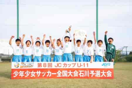 2022年度 第8回 JCカップU-11少年少女サッカー  石川県大会　優勝は額SSS！