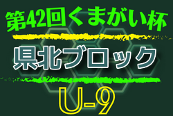 2022年度 第42回 くまがい杯低学年サッカー大会 （U-9）県北ブロック予選 （宮城）日程・組み合わせ情報をお待ちしています！