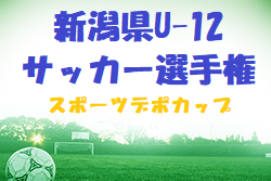 2022年度第30回新潟県U-12サッカー選手権大会 スポーツデポカップU-12 　優勝は長岡JYFC！