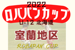 2022年度 ロバパンカップ 第54回全道U-12サッカー大会 室蘭地区予選（北海道）優勝は北海道コンサドーレ室蘭！