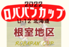 2022年度 ロバパンカップ 第54回全道U-12サッカー大会 小樽地区予選（北海道）優勝はヴィエント・F・マリノ！