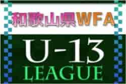 第6回 和歌山県 WFA U-13サッカーリーグ2022 12/3判明分結果掲載！次戦も情報提供お待ちしています