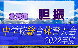 2022年度 第11回胆振中体連サッカー大会（北海道）優勝は室蘭桜蘭中学校！
