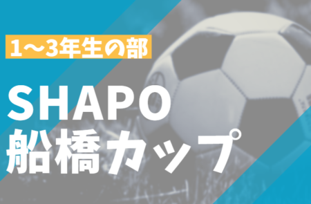 2022年度 Shapo 船橋カップミニサッカー大会  1～3年生の部（千葉）準決勝リーグ全結果&決勝T組合せ掲載！次回は7/3開催