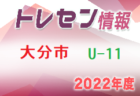 【メンバー】2022年度 大分市トレセン U-12