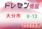 【メンバー】2022年度 大分市トレセン U-14