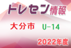 【メンバー】2022年度 大分市トレセン U-15