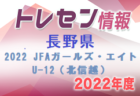 2022年度 JFA ガールズ･エイトU-12 （北信越）全結果掲載！各県トレセンメンバー掲載