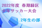 2022年度 春期緑区少年サッカー大会 女子の部 神奈川 7/24結果掲載 決勝トーナメント組合せ・日程お待ちしています。