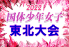 2022年度 第49回東北総合体育大会サッカー競技会(ミニ国体) 少年男子(青森県開催) 代表３チーム決定！