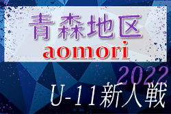 2022年度 東奥日報社杯争奪AOFA第34回青森県U-11サッカー大会 青森地区予選 優勝は青森FC！