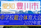 2022年度 第33回福島県ユース（U-15）サッカー選手権 いわき地区予選  優勝は昌平中学校！3チームが県大会へ