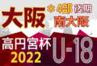 2022年度  静岡県中学1年生サッカー大会 中体連 中部支部予選   大会結果募集中！