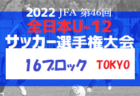 2022年度 第37回千葉県U-10サッカー選手権大会 8ブロック   CIイレブン、トップサイドアウル、平川など7チームが県大会出場決定！