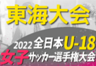 2022年度 JFA第26回全日本U-18女子サッカー選手権大会関西大会 優勝はINAC神戸！