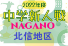 2022年度 北信地区高校新人サッカー大会（長野）優勝は市立長野高校！