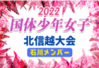 【富山少年女子】参加メンバー掲載！2022年度 国体 第43回北信越国民体育大会 （8/12、13）