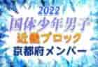 【京都府少年女子】参加メンバー掲載！2022年度 第77回国民体育大会近畿ブロック大会（ミニ国体）少年女子（8/20.21）