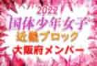 【京都府少年女子】参加メンバー掲載！2022年度 第77回国民体育大会近畿ブロック大会（ミニ国体）少年女子（8/20.21）