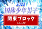 【8/13予定通り開催】2022年度 国民体育大会 (国体) 関東ブロック大会 少年男子@東京 8/13結果速報！情報をお待ちしています！