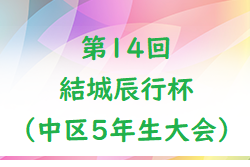 2022年度 第14回結城辰行杯（中区5年生大会）広島県 全結果掲載！