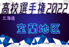 2022年度 第101回全国高校サッカー選手権大会 北空知地区予選（北海道）優勝は滝川西高校！その他の情報お待ちしています！