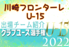 ウイングスU-15 登録選手一覧、意気込み動画掲載！【U-15クラブ選手権 出場チーム紹介】