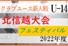 2022年度 第22回 石川県中学校新人サッカー大会　優勝は星稜中学校！