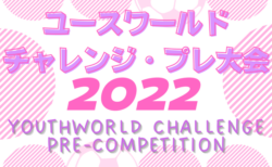 ユースワールドチャレンジ・プレ大会2022（大阪）8/13,14,15開催！組合せ掲載