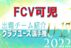 JFAアカデミー福島ジュニアユースWEST 登録選手一覧、意気込み動画掲載！【U-15クラブ選手権 出場チーム紹介】