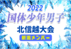 【福井県】参加メンバー掲載！2022年度 第77回国民体育大会 (国体) 北信越ブロック大会 少年男子（8/12）情報提供いただきました