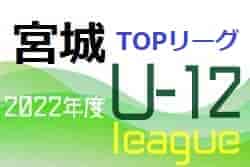 みやぎ生協めぐみ野杯U-12 2022 後期TOPリーグ(宮城) 優勝はセレスタ！