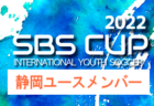 2022年度 SBSカップ 国際ユースサッカー（静岡）優勝はU-18ウズベキスタン代表！準優勝にU-18静岡ユース！