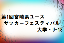 2022年度第1回宮崎県ユースサッカーフェスティバル 大学・U-18 優勝は宮崎産業経営大学！