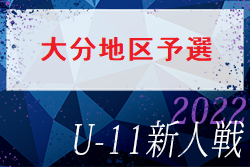 2022年度 OFA第34回大分県ジュニアサッカー選手権大会 大分地区大会 県大会出場チーム掲載！