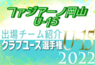 セレッソ大阪U-15 登録選手一覧、意気込み動画掲載！【U-15クラブ選手権 出場チーム紹介】