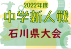 2022年度 北信越クラブユースサッカー新人大会（U-14）優勝はツエーゲン金沢！