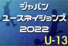 鹿嶋サッカーフェスティバル2022 U-18（ユースの部）（茨城）　優勝は昌平高校（埼玉）！