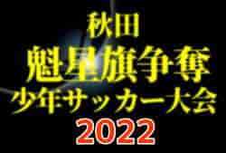 2022年度 第41回魁星旗争奪少年サッカー大会（秋田）優勝はBB秋田！